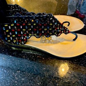 Rene cap villa for Neiman Marcus sandal